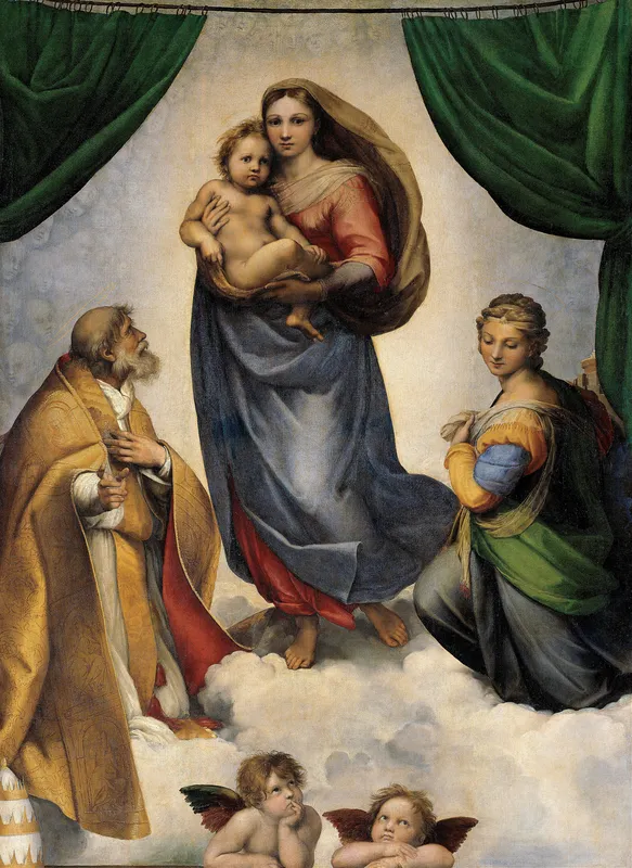 The Sistine Madonna (between 1512 and 1513) by Raphael
